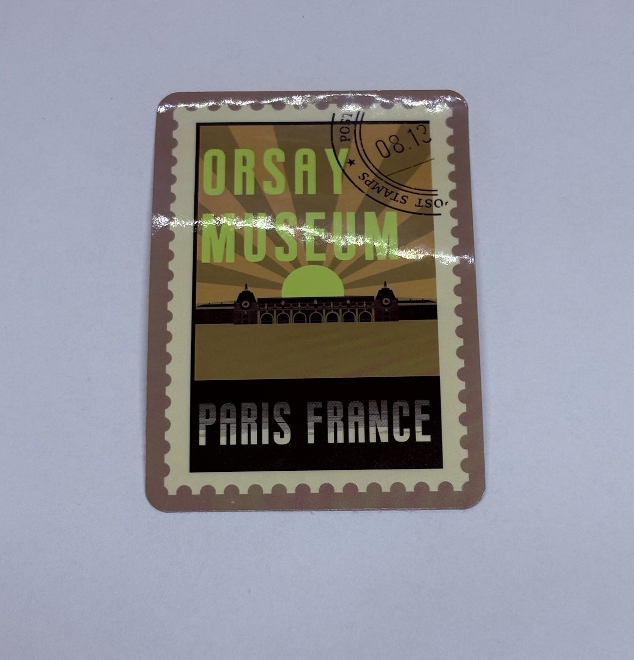 Orsay Museum Paris Postage Stamp Novelty Sticker Vinyl Decal Travel Cool Art Tc9