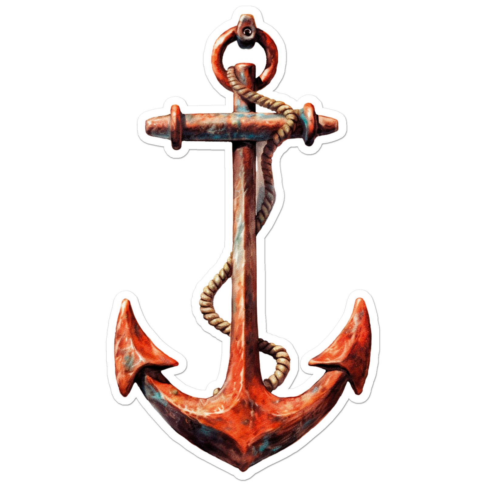 Ship’s Anchor Boat – Vinyl Decal Sticker – Car Window Laptop – ebn11608