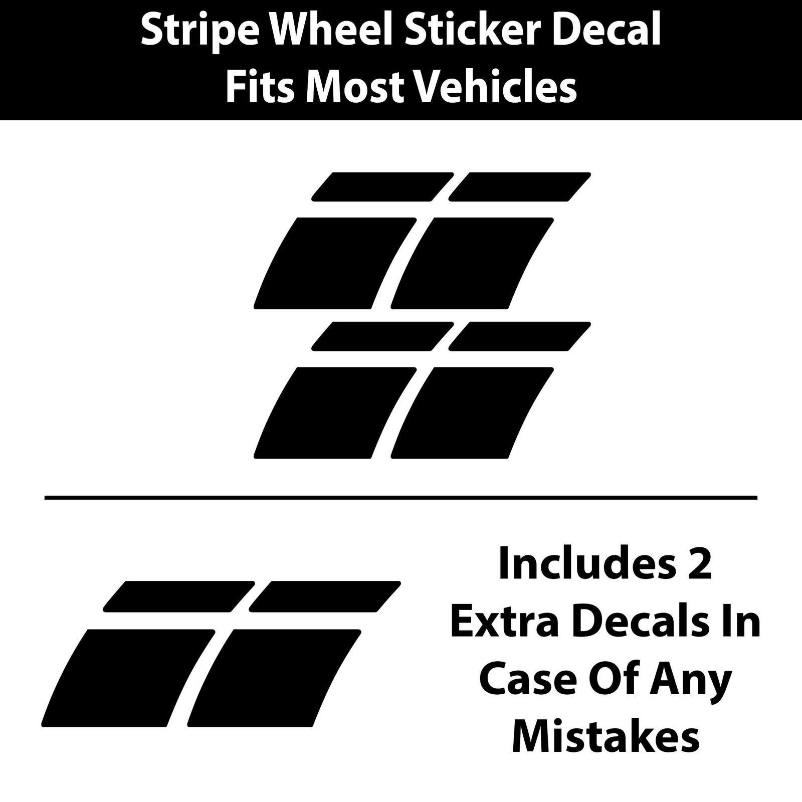 – Wheel Rim Decal Stripes for 18″ – 20″ Wheels, Gloss Red