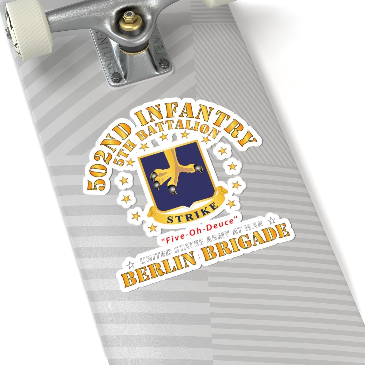 Kiss-Cut Stickers – Army – 5th Battalion 502nd Infantry – Berlin Brigade X 300