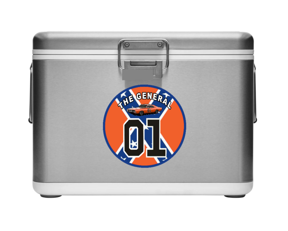 Dukes of Hazzard’s «The General» – 4″ Handmade Vinyl Decal Truck Cooler Decor 26
