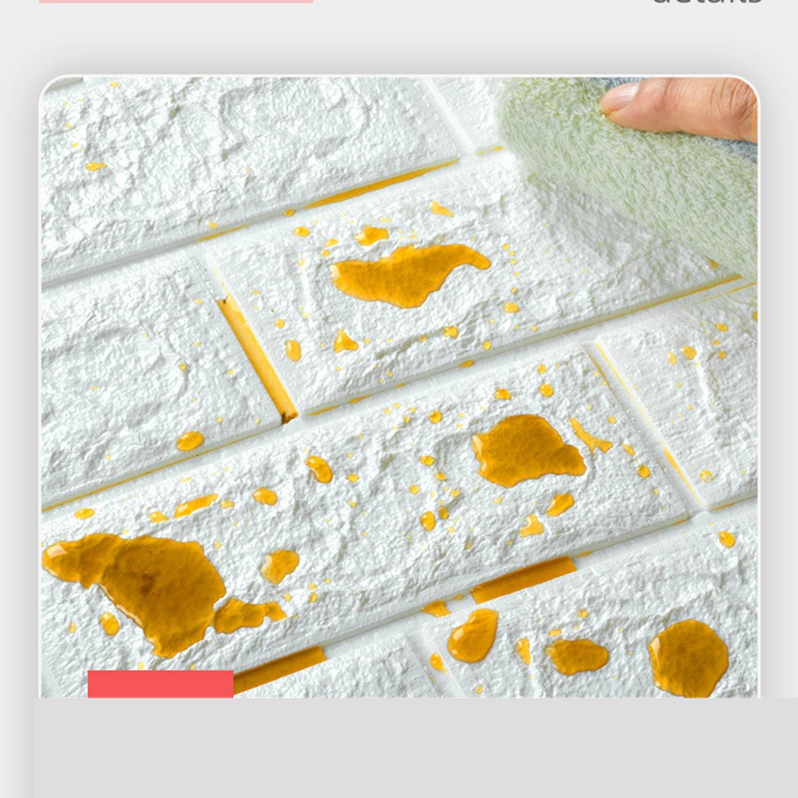 30Pcs Self-Adhesive 3D Brick Sticker DIY Foam Room Kitchen Roof Ceiling5136