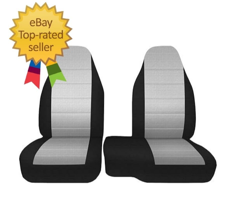 2Pcs 60/40 Cloth High Back Bench Seat Cover Fit for Ford Ranger XLT Front 199…