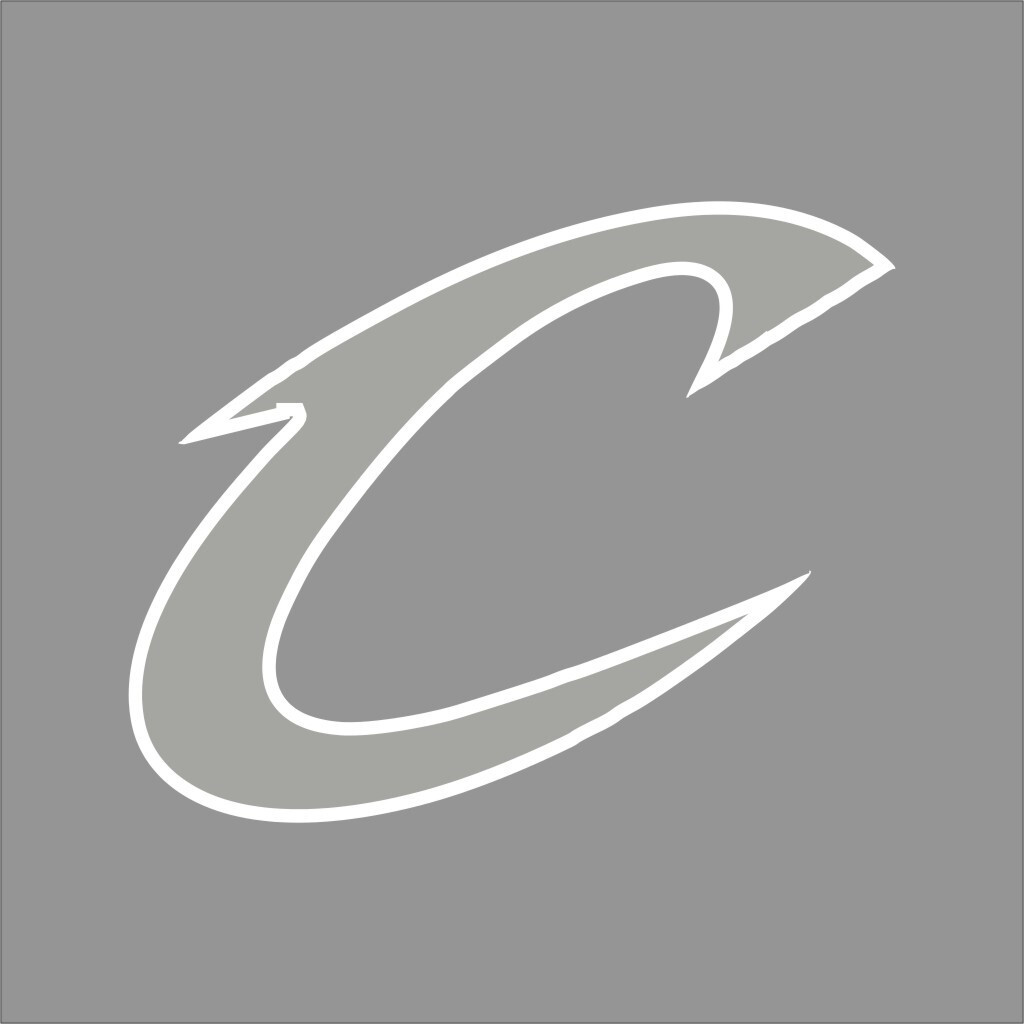 Cleveland Cavaliers #3 NBA Team Logo 1 Color Vinyl Decal Car Window Wall
