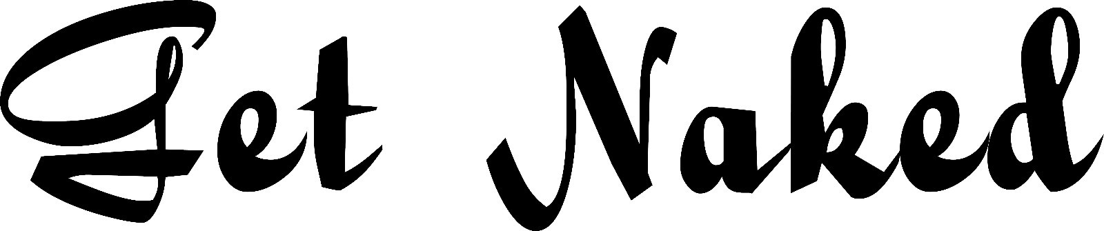 Get Naked Vinyl Decal Shower Tub Bathroom Bedroom Walk-in Closet Dressing Room