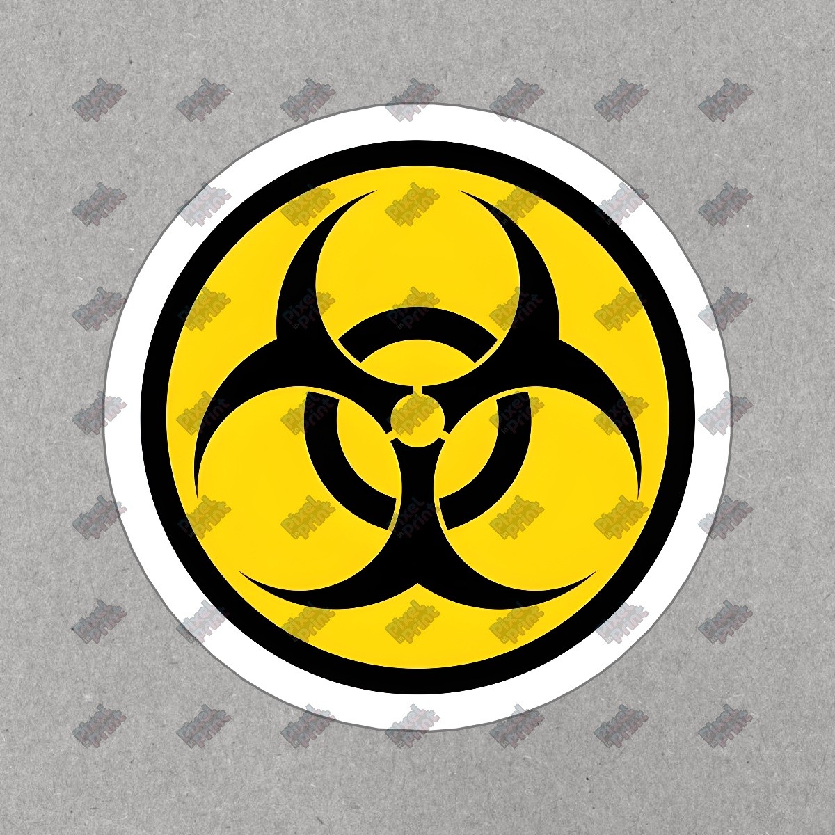 Biohazard Symbol Vinyl Sticker Durable Waterproof Decal for Laptops, #614920