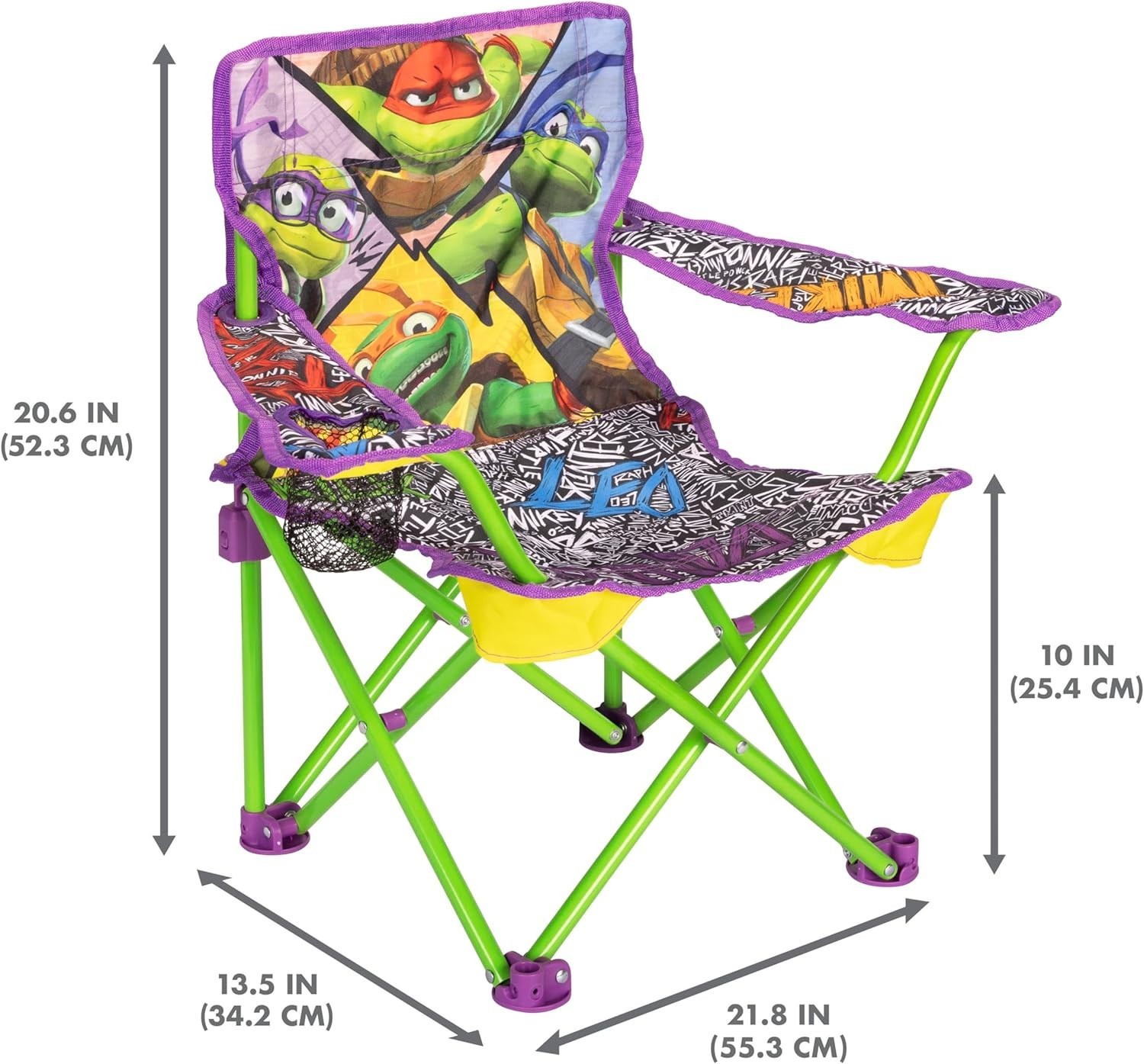 Foldable Kids Chair – Toddler Camping Chair with Safety Lock, Carry Bag, Indo…