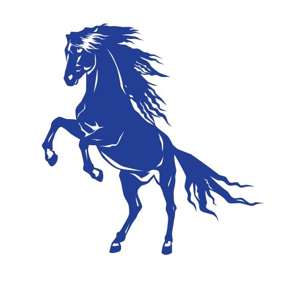 Horse Stallion Galloping #4, 4-21″ Outdoor Die Cut Vinyl Decal Sticker