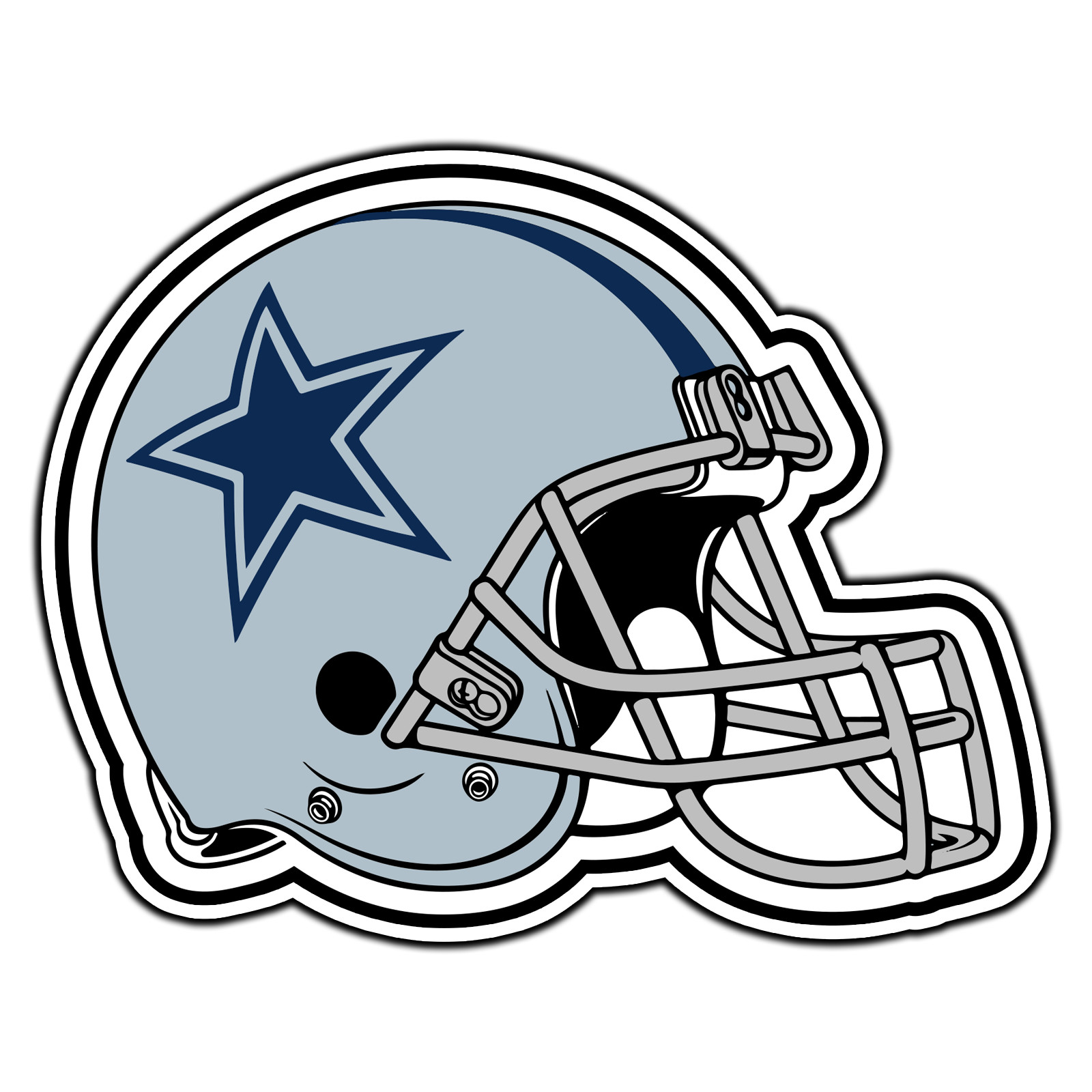 Dallas Cowboys Helmet Logo #22 Football Sticker Waterproof Vinyl Decal Die-Cut