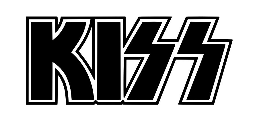 KISS Rock Band Die Cut Vinyl Decal Laptop Car Window Colors & Sizes
