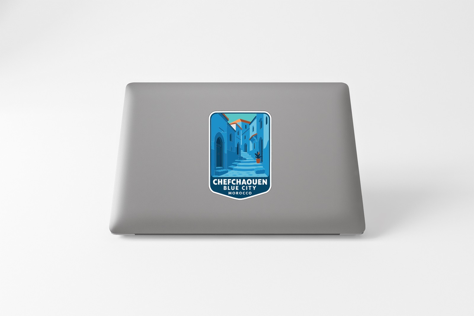 Chefchaouen Blue City Morocco Sticker Decal Vinyl Die-Cut Symbolic Landmark