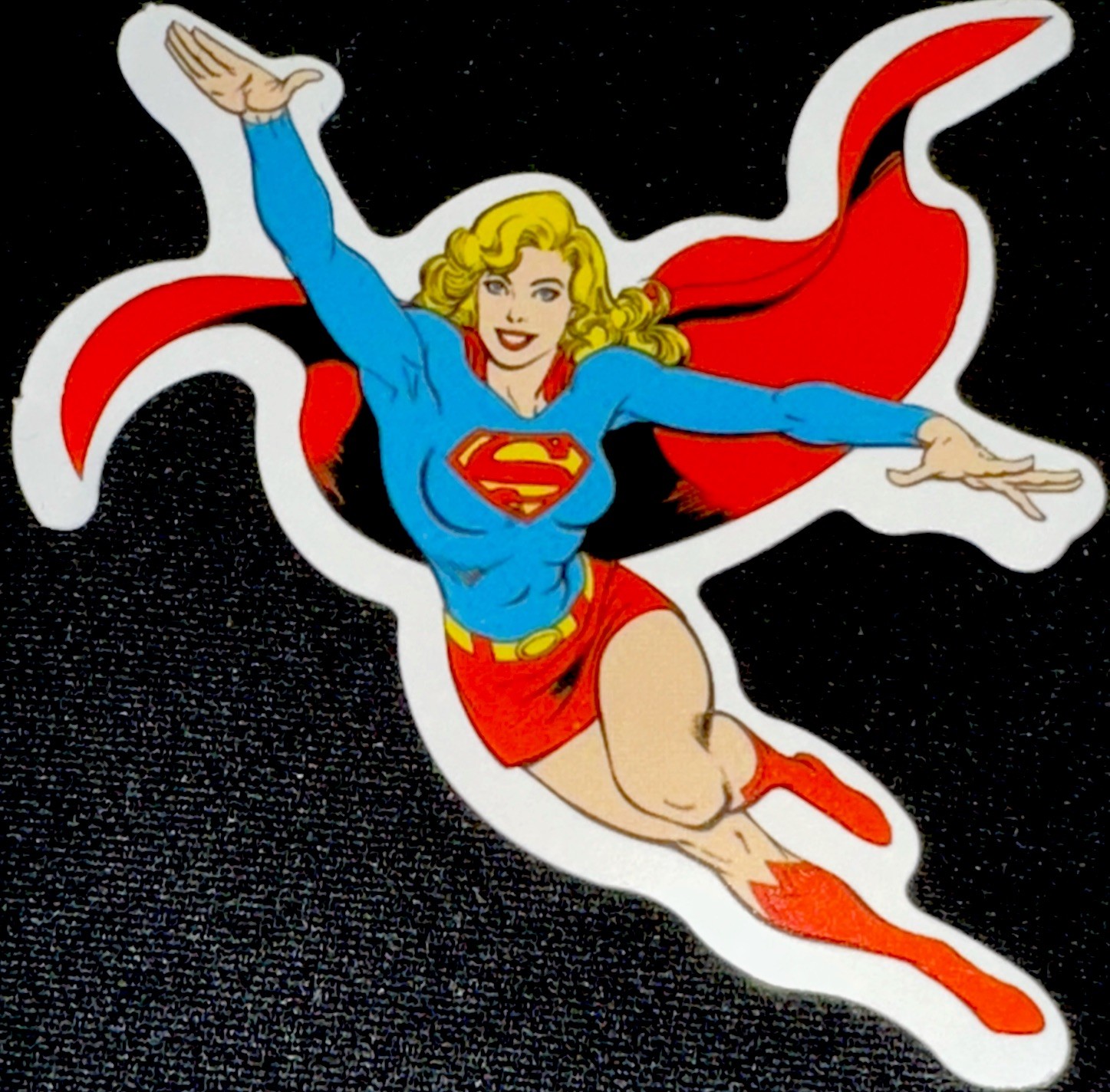 SUPERGIRL STICKER✨💋❤️‍🔥💋✨3 1/4” x 3”✨GLOSSY✨SEXY & CUTE✨AWESOME✨🩵💫