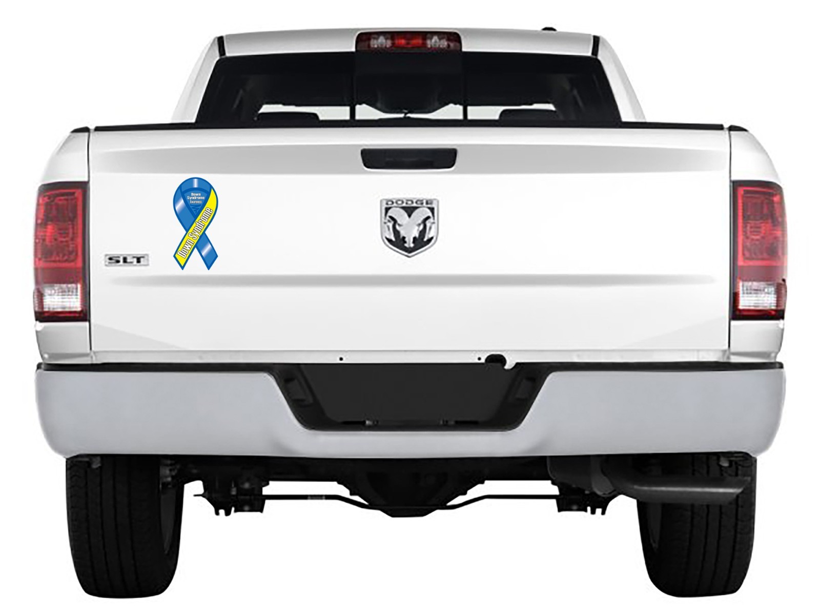 Down Syndrome Awareness Ribbon Vinyl Decal Sticker Choose Size Support Down’s