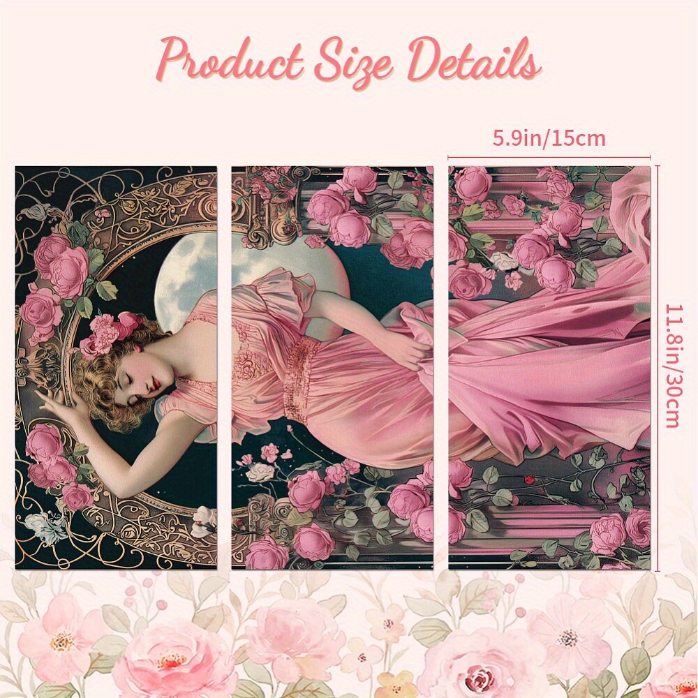 1Set 3 Sheets 3 Styles PVC Waterproof Decorative Stickers Self Adhesive Decals