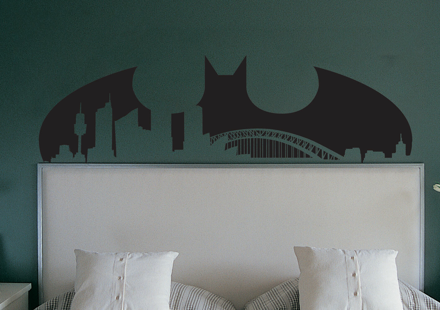 Batman Sydney Decal Sticker Gotham City Skyline Superhero Australia Wall Window