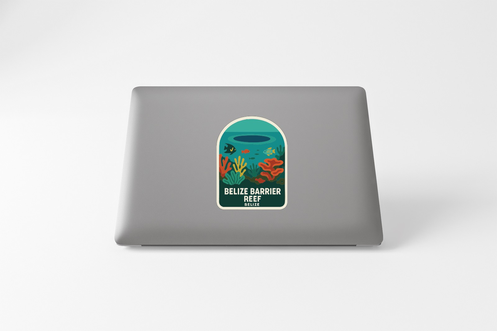 Belize Barrier Reef Belize Sticker Decal Vinyl Die-Cut Symbolic Landmark Design