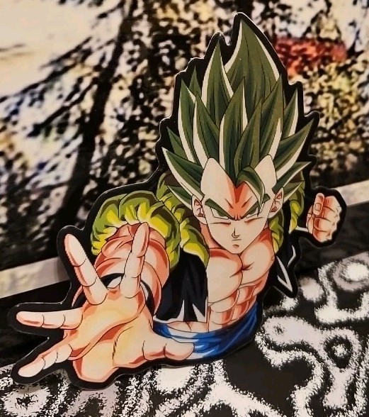 Dragon Ball Z Gogeta 3D Lenticular Sticker 4 in 1