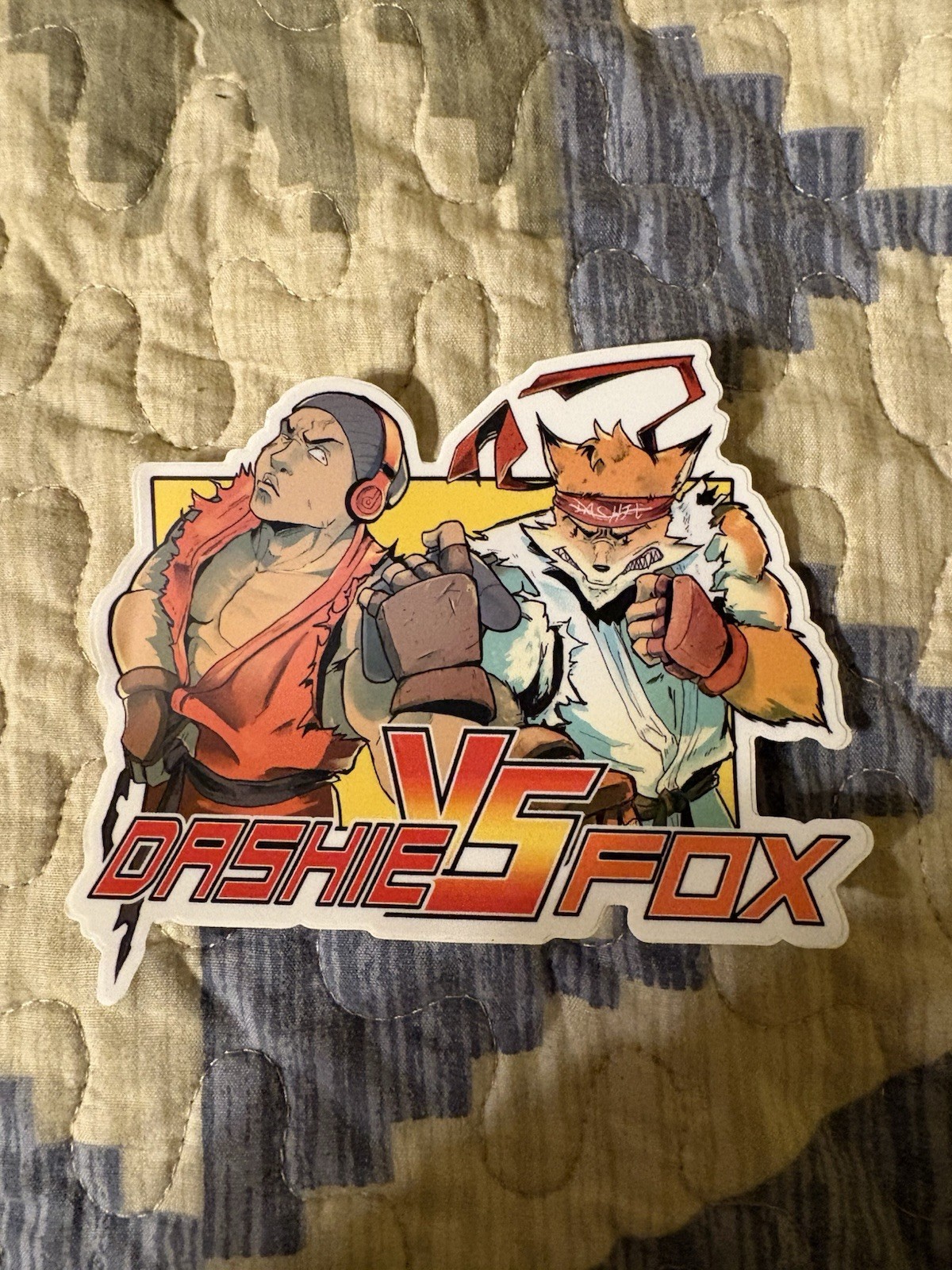 DashieGames Vinyl Stickers Super Rare Dashie Vs Fox & Puhrinormal Activity OOP