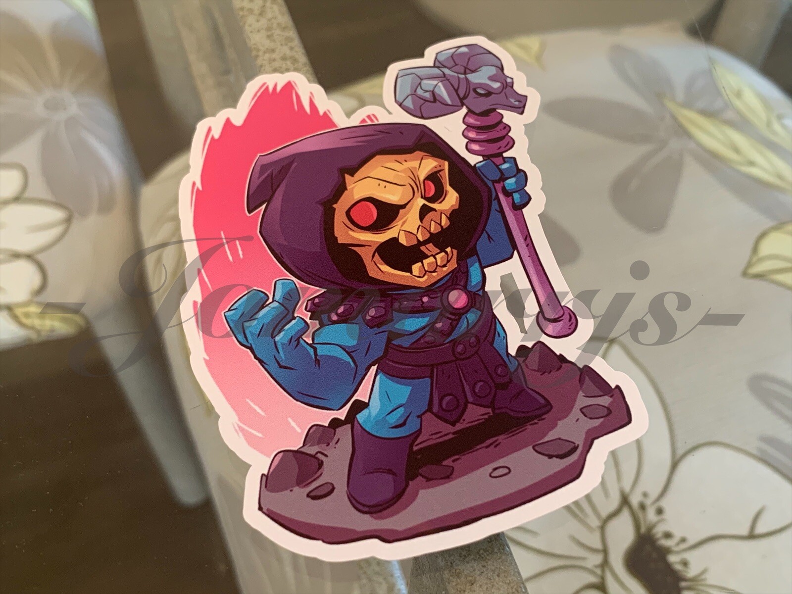 He-Man – Anime – Skeletor Keldor Chibi Custom Sticker Decal Sign dc comic