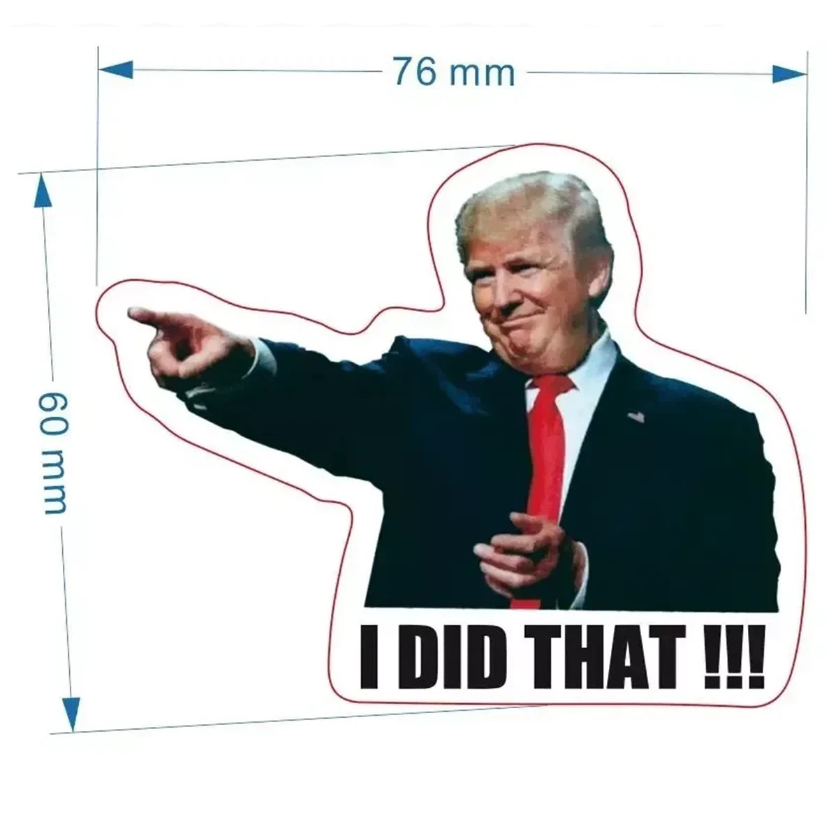 100 Pack Joe Biden «I DID That» Sticker Decal Trump Funny Humor Sticker Car Pump