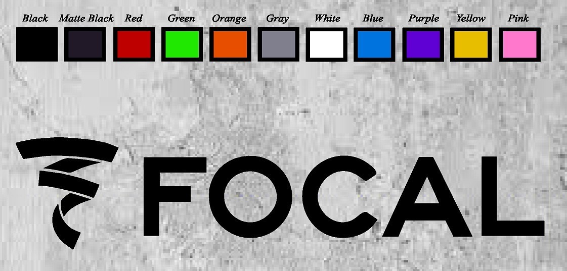 Focal LOGO Vinyl Decal Sticker Emblem Car Truck Window 4″ 6″ 8″