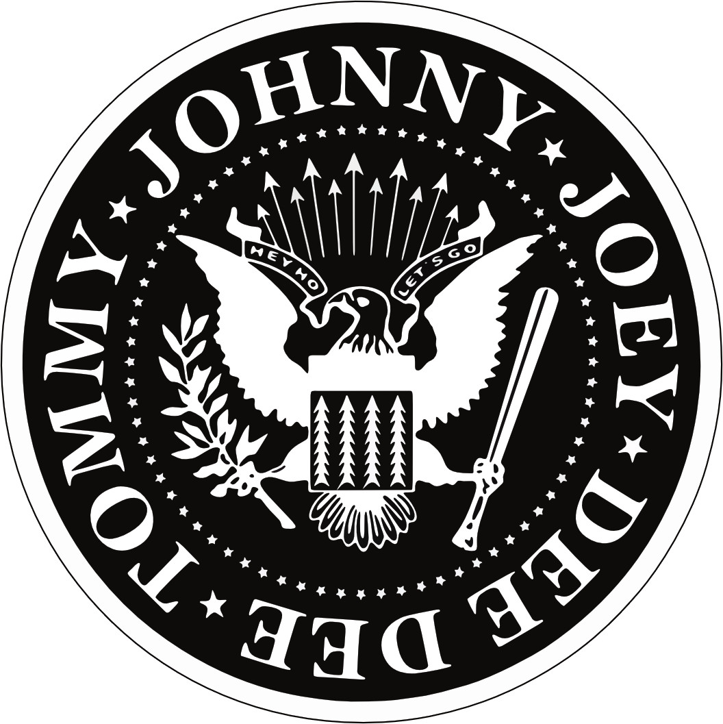 The Ramones Presidential Seal Classic Logo Sticker R026S