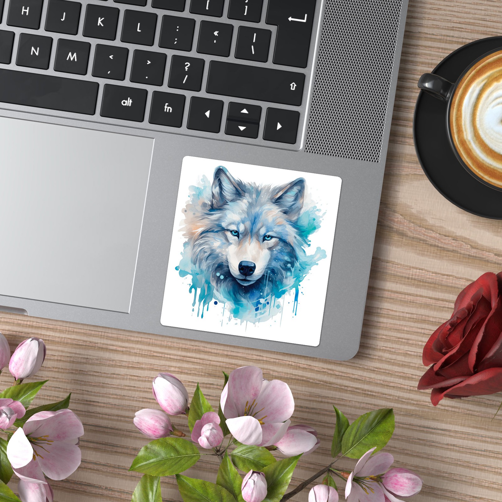 Wolf Coyote Head – Vinyl Decal Sticker – Car Window Laptop – ebn9821