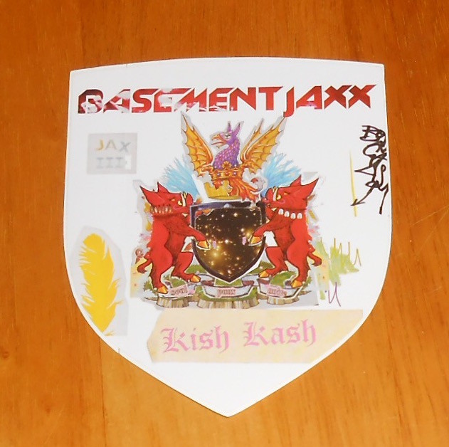 Basement Jaxx Kish Kash Sticker Original Promo 3×4