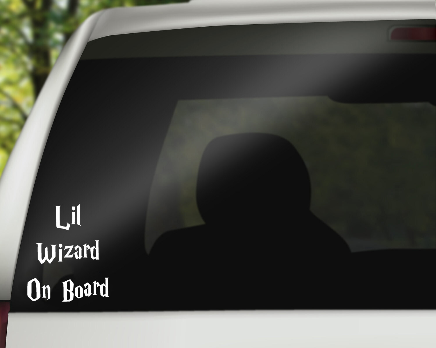 Harry Potter Lil Wizard on Board Vinyl Decal Wizarding World