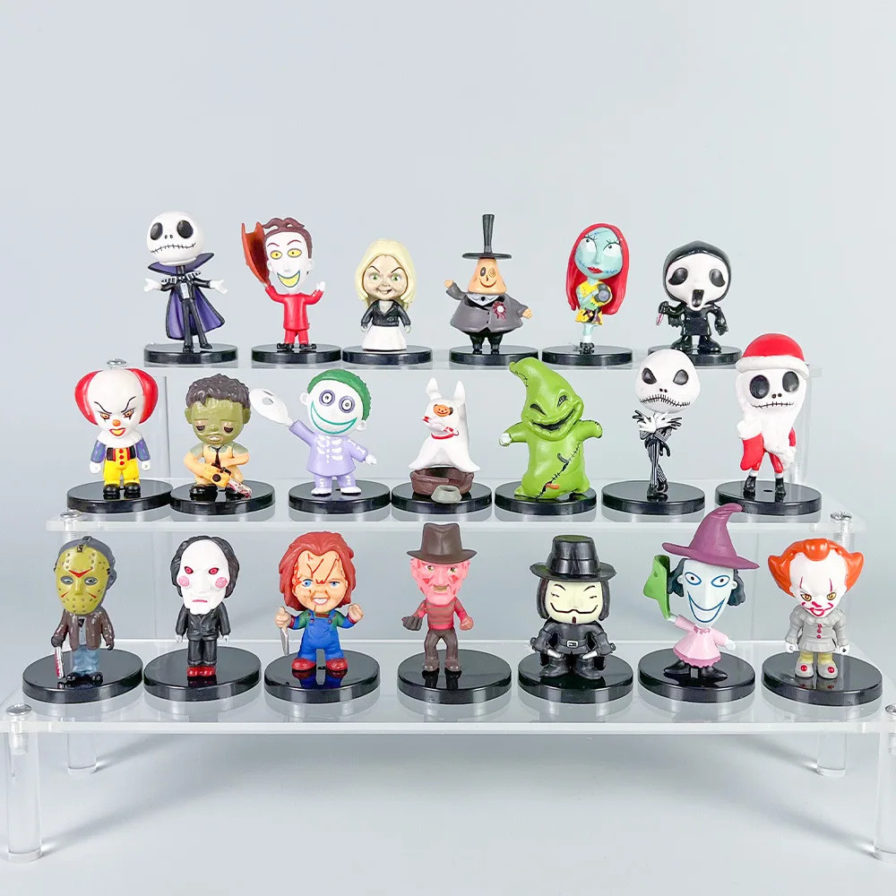 10-20pcs Nightmare Before Christmas Figures- Jack Skellington Mini Model Toy Lot