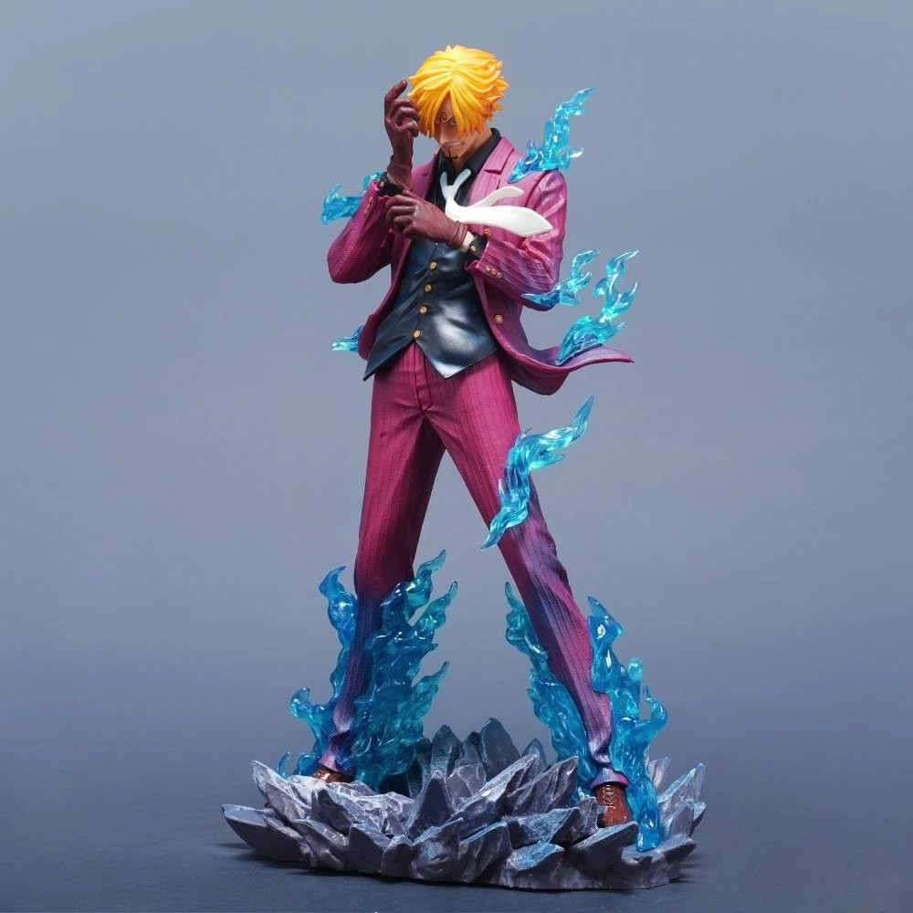 ONE PIECE Action Figure Sanji 25cm/9.84in PVC Statue Collection Model Toy Gift