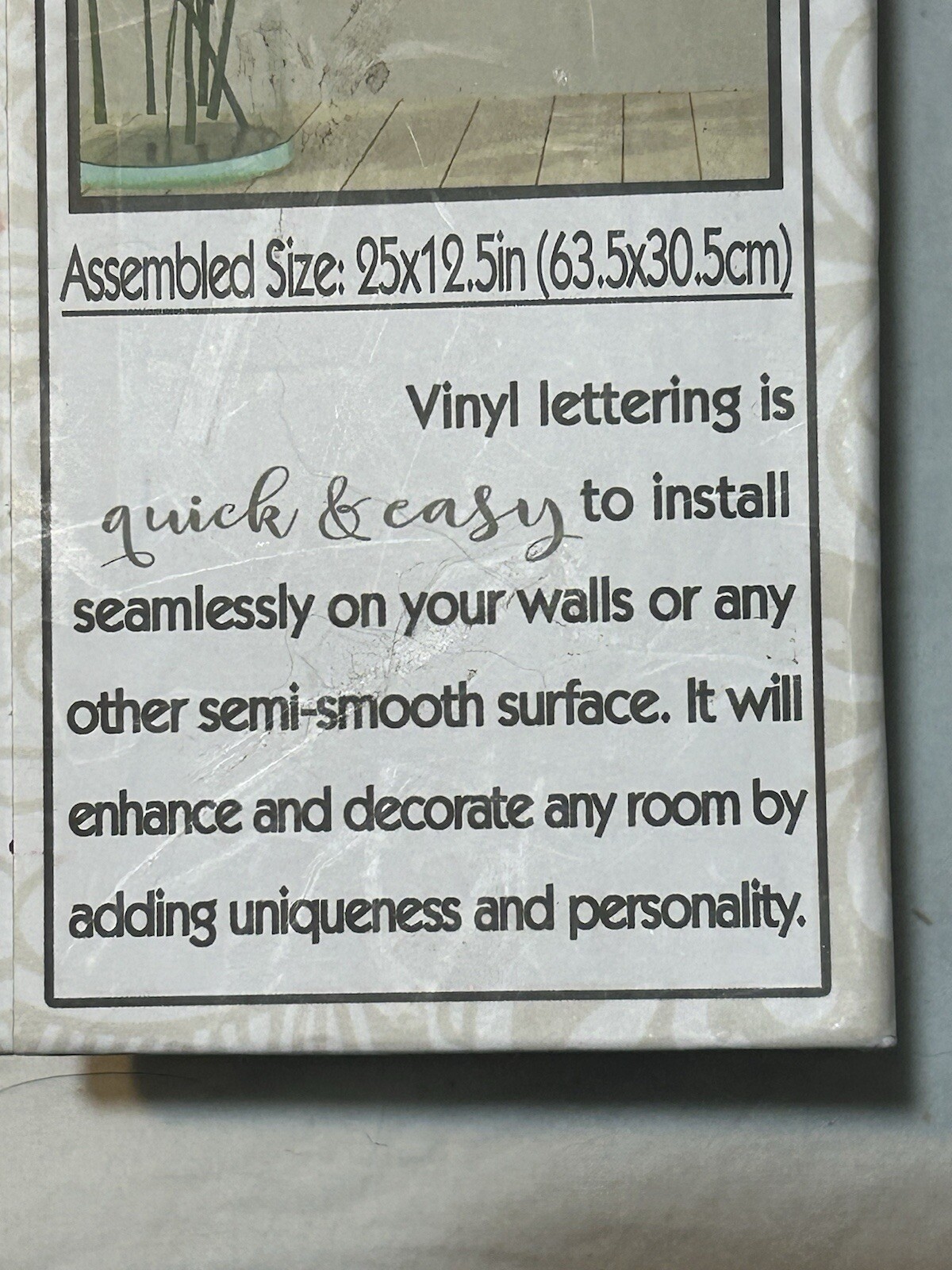 My Thoughtful Wall «It is Well With My Soul» Vinyl Lettering Wall Art 25″x12.5″