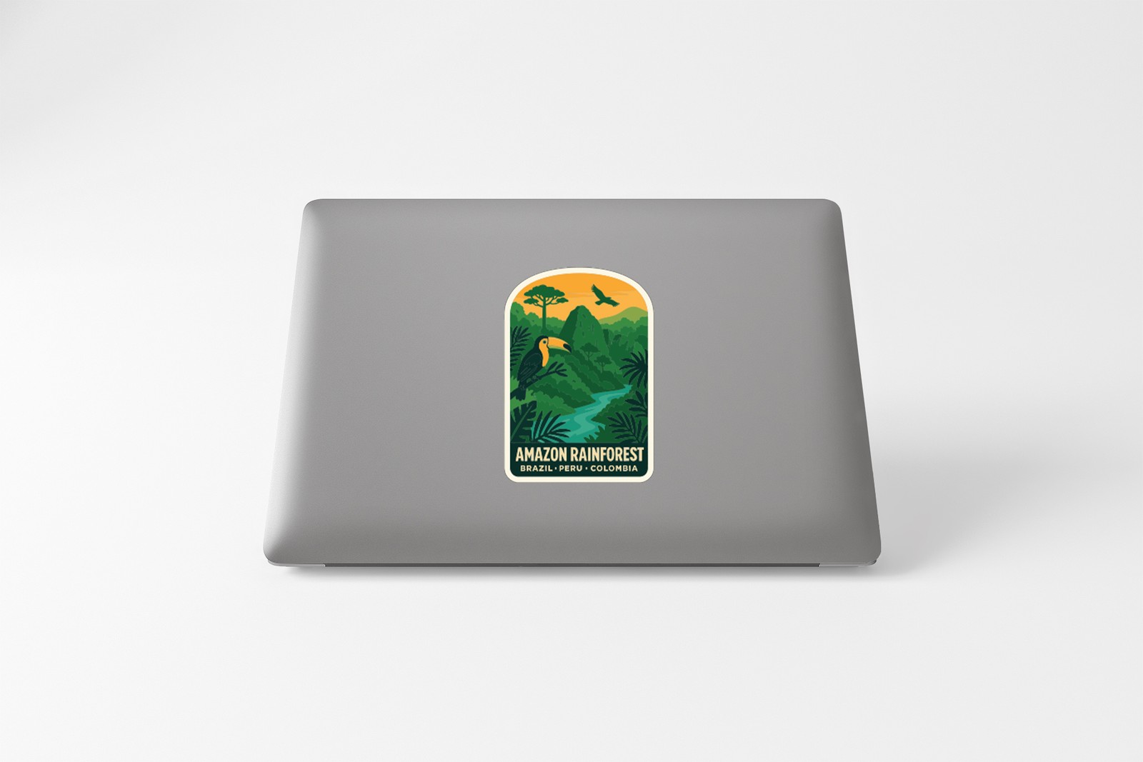 Amazon Rainforest Brazil Sticker Decal Vinyl Symbolic Landmark Peru Colombia