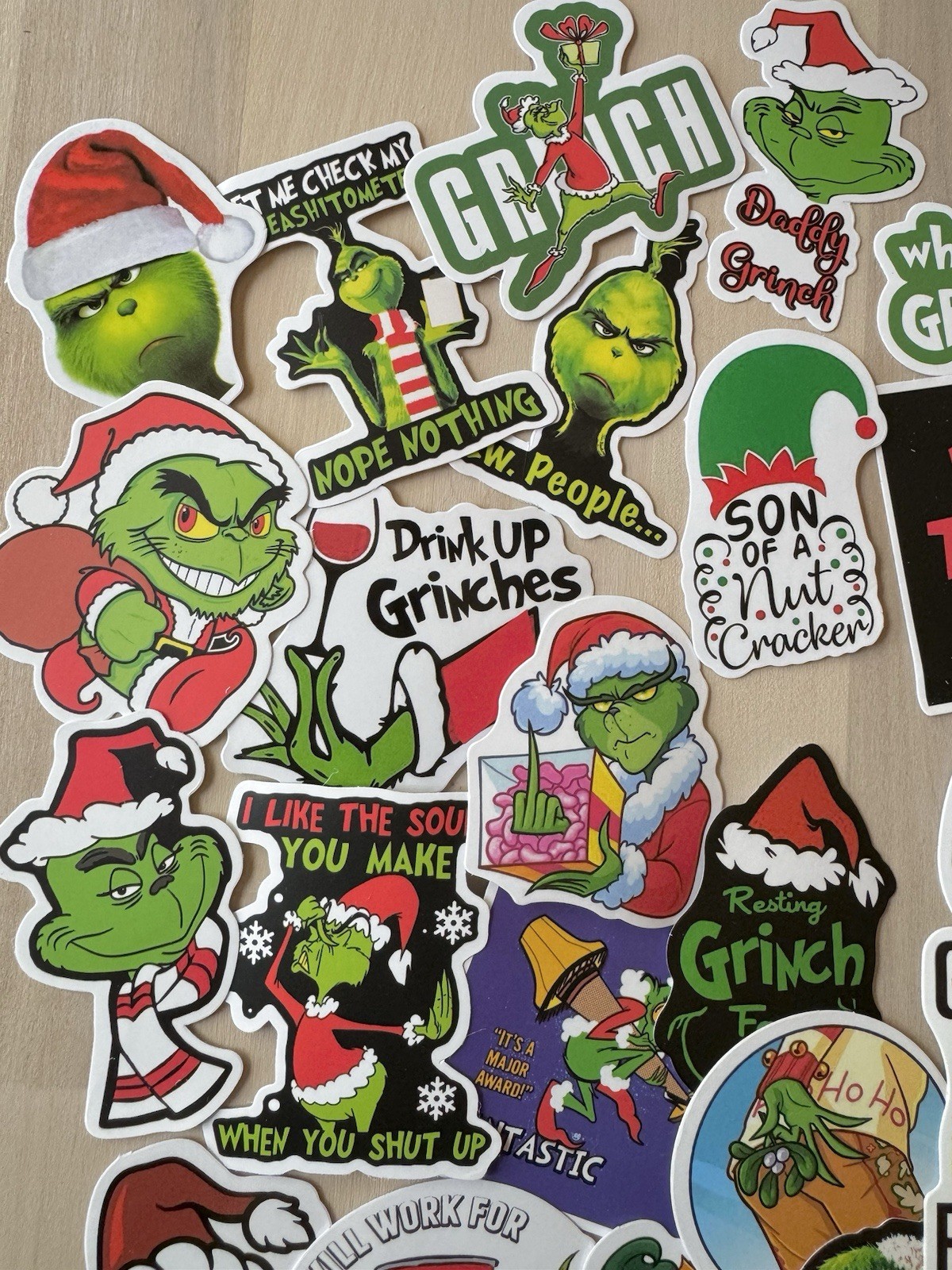 Grinch Stickers