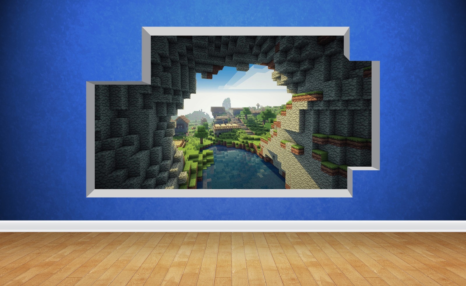 Extra Wide Mine Themed Mural – The Cave Entrance 72″ wide x 42″ tall