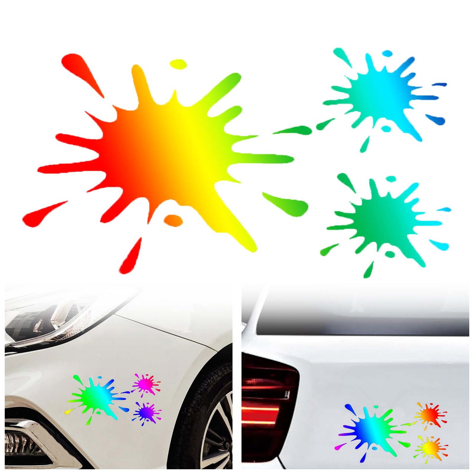 Mire Mud Pattern Car Vinyl Decal Sticker for Auto Body Side Decorations 5.90″ x