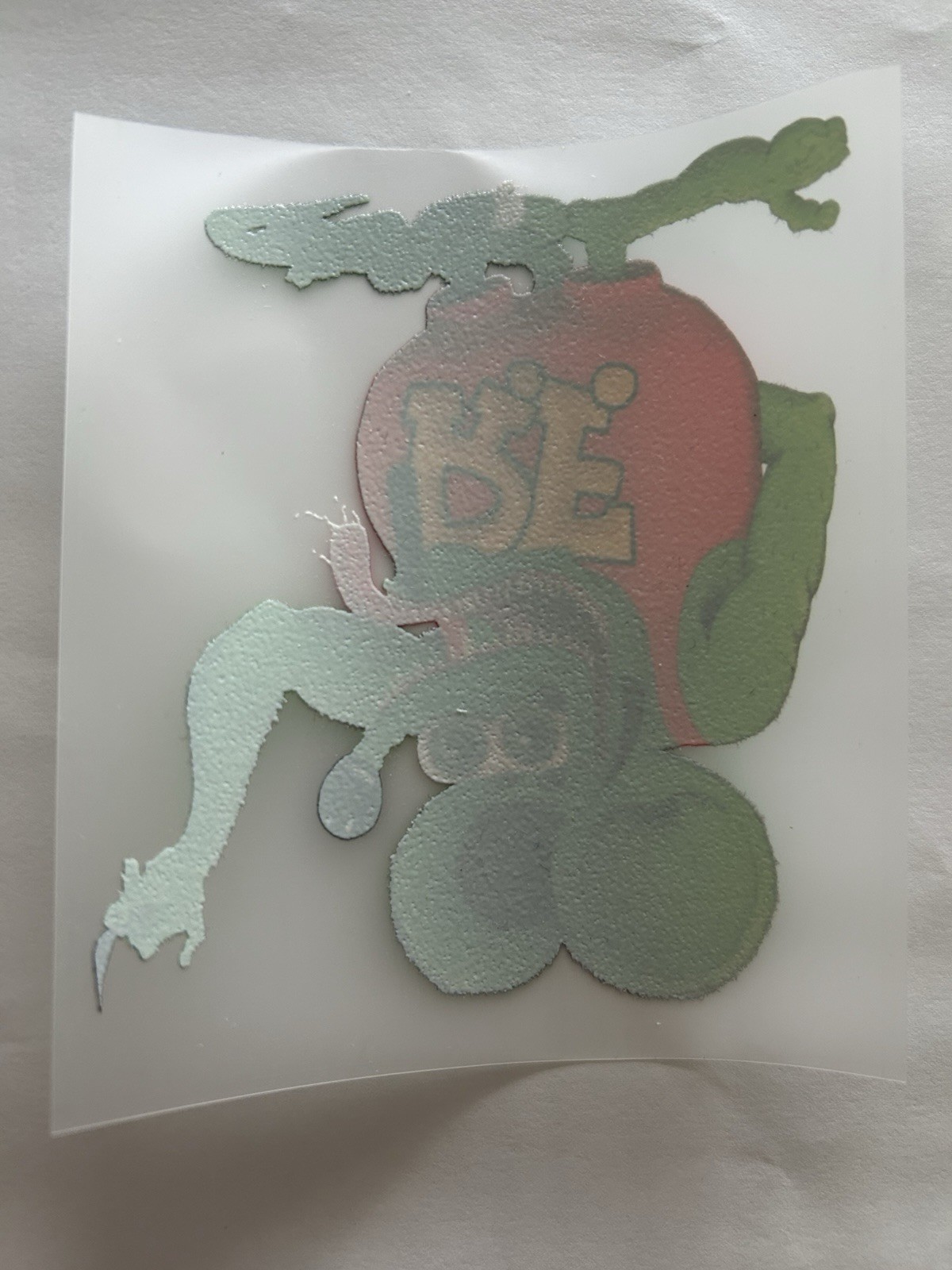4”x3.5” DTF Rat fink heat transfer