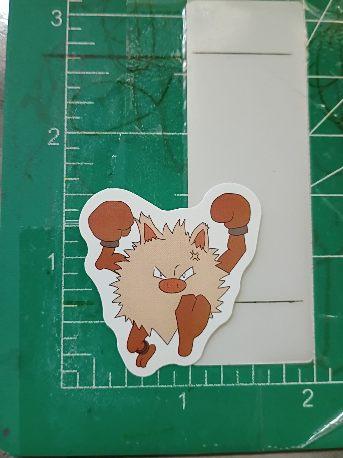 POKEMON STICKER X PRIMEAPE STICKER X VYNIL HIGH GLOSS DIECUT STICKER X