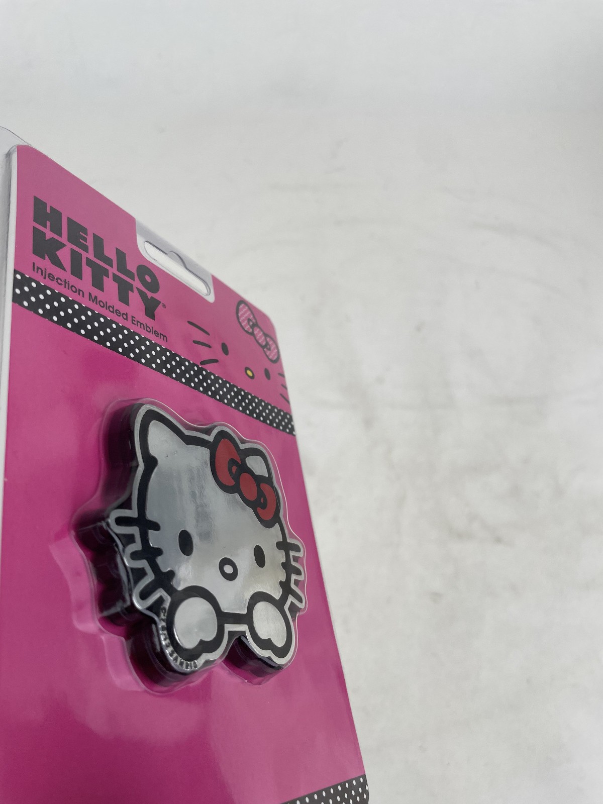 Official Licensed Plastic Emble Decal Chrome Sanrio Hello Kitty 2 Pak