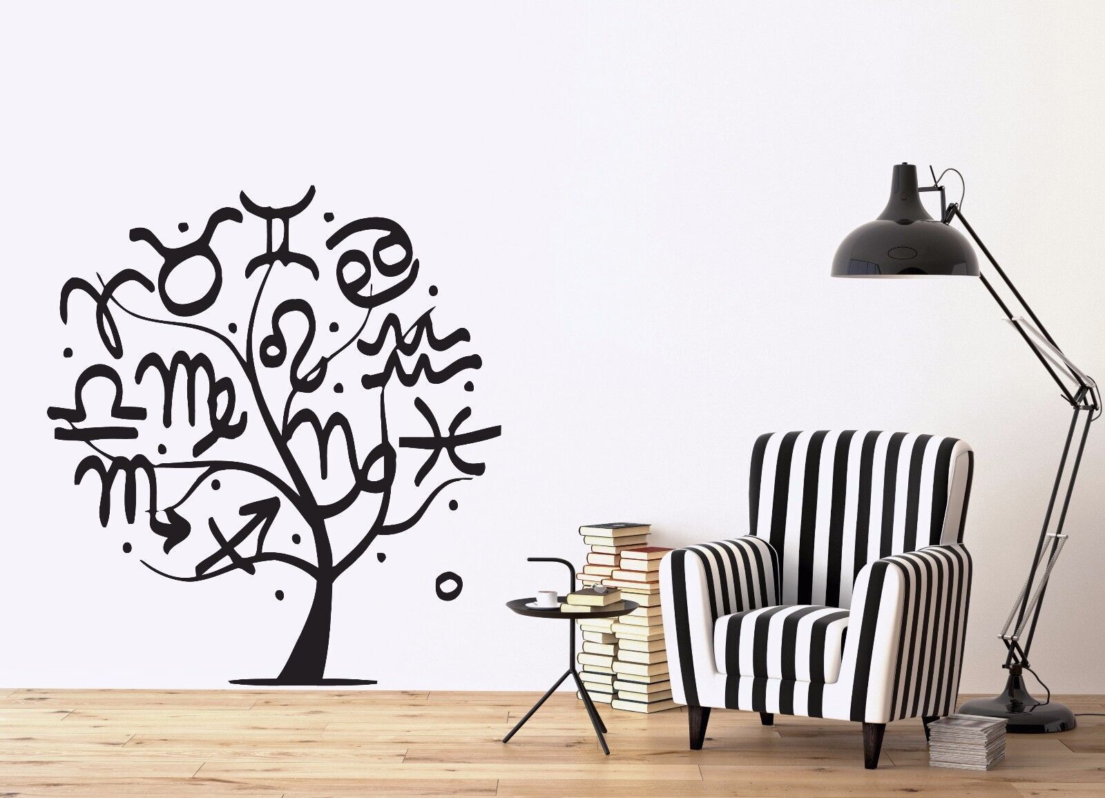 Vinyl Decal Wall Sticker Zodiac Signs of Aries Compatible Wood Leo (n556)