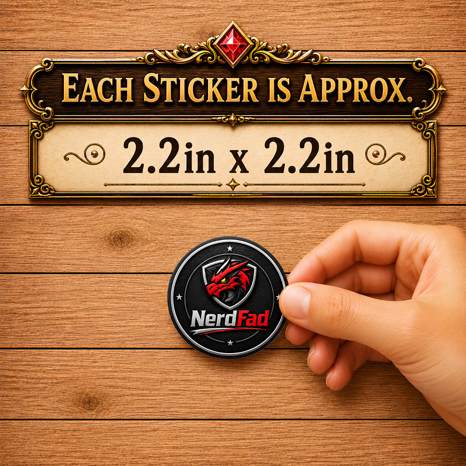 Red Rising Water Resistant Vinyl Sticker Decals – 2.2″