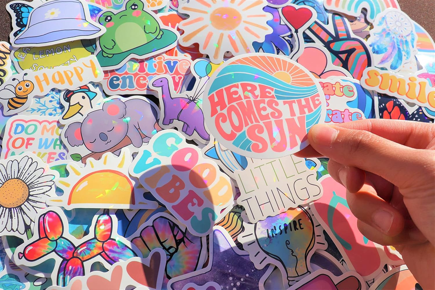 120 Pcs Preppy Stickers, Summer Stickers for Water Bottles Girls, Laptop Acce…