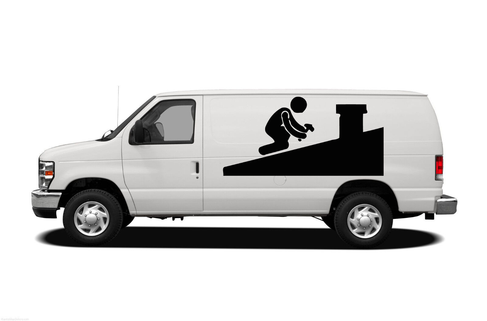 Construction Business Roofing Left Right Side Art Decor Vinyl Decal z699 35×17.5