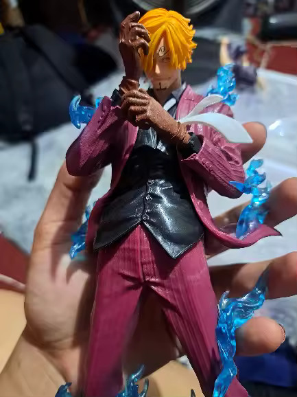 ONE PIECE Action Figure Sanji 25cm/9.84in PVC Statue Collection Model Toy Gift