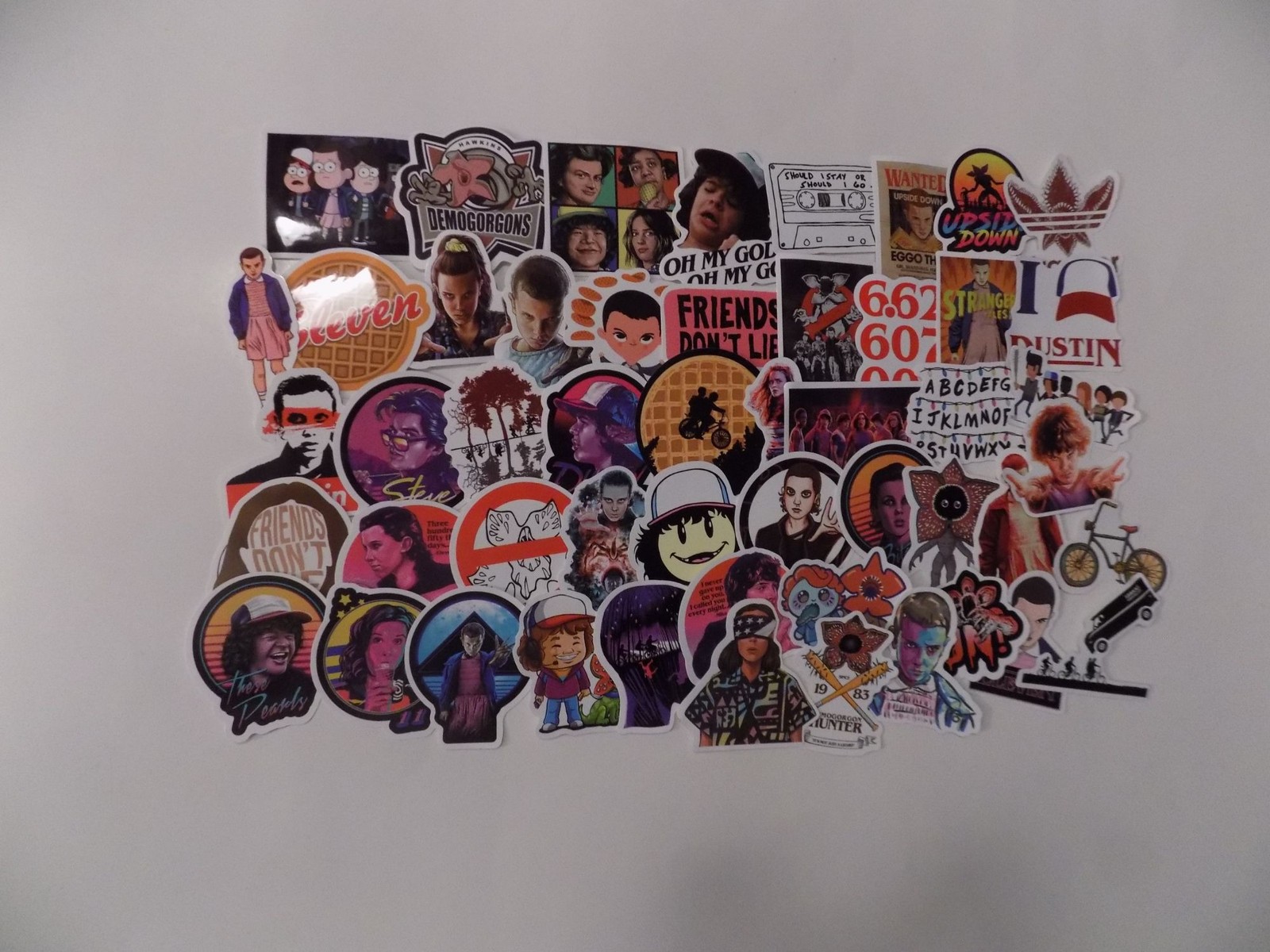 Stranger Things #4 Stickers, Decals – Eleven, Demogorgon, Waffles, Hooper