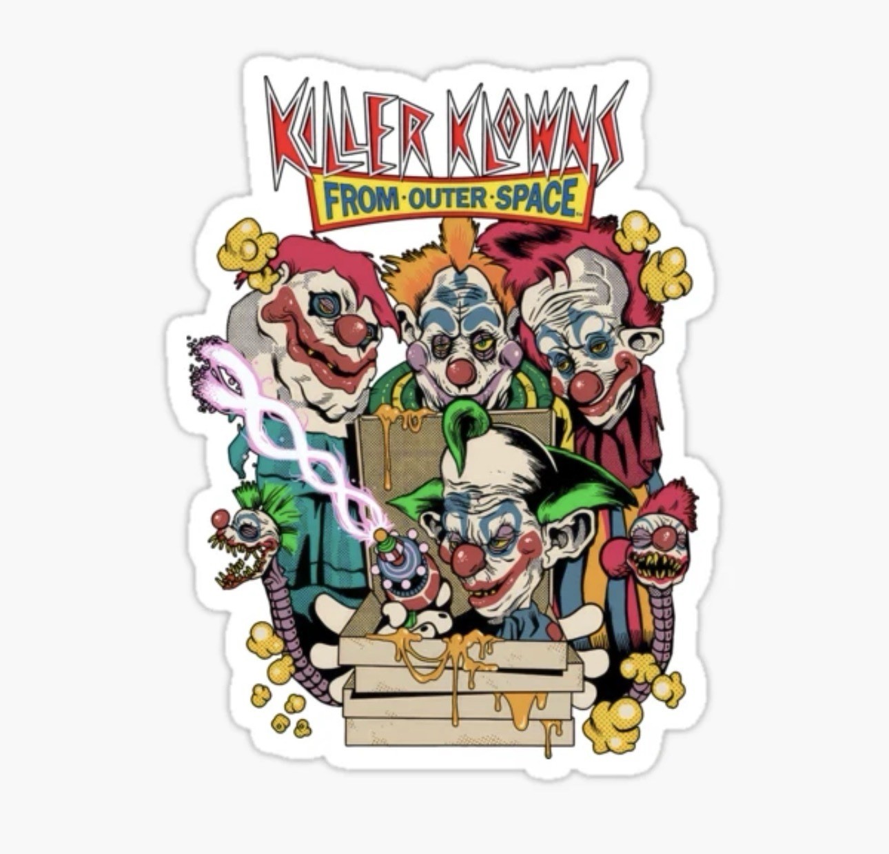 KILLER KLOWNS FROM OUTERSPACE 3.5” INCH Waterproof Vinyl Sticker Decal Clown