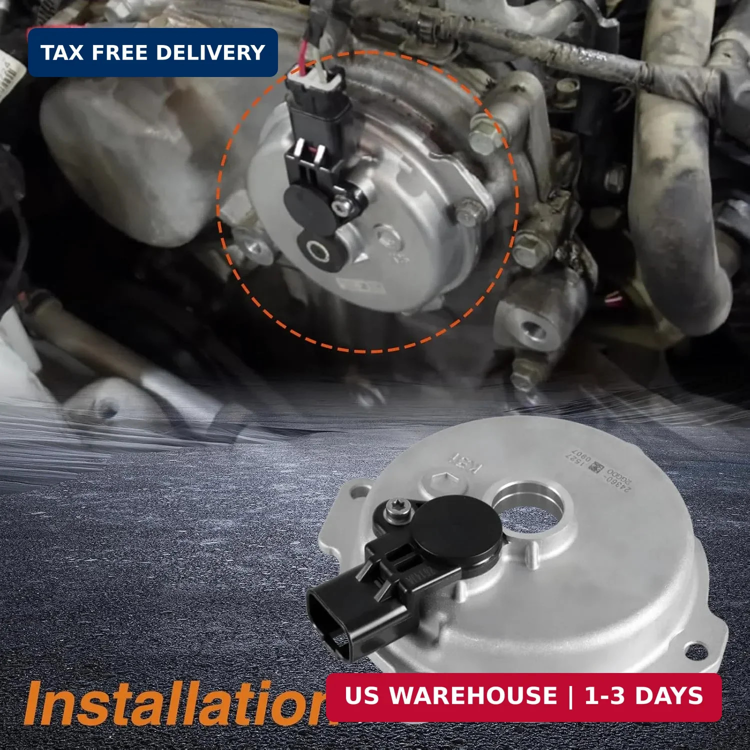 FUSCH Engine Variable Valve Timing (VVT) Solenoid with Sensor Compatible with Hy