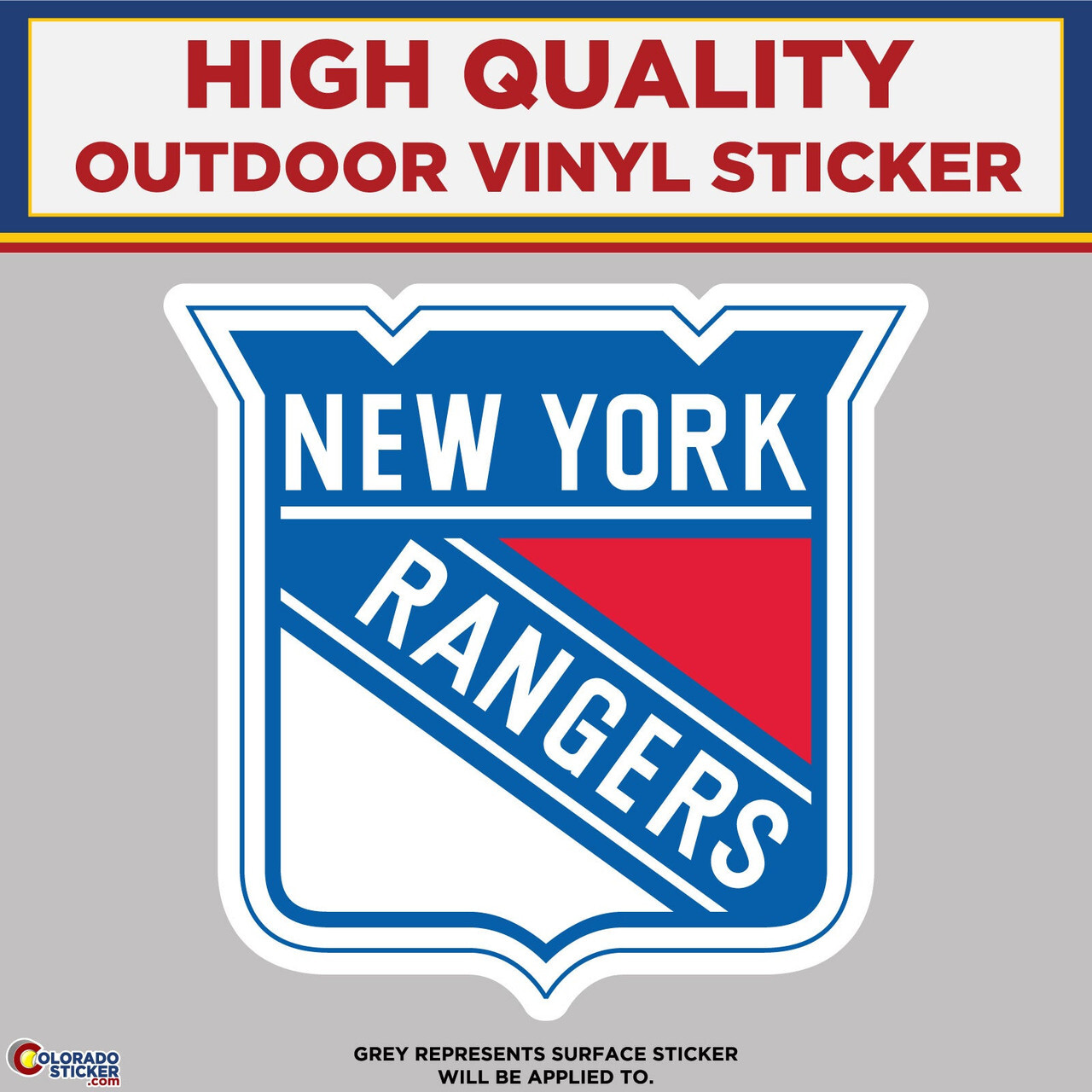 Rangers, High Quality Vinyl Stickers
