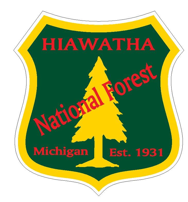 Hiawatha National Forest Sticker R3245 Michigan YOU CHOOSE SIZE