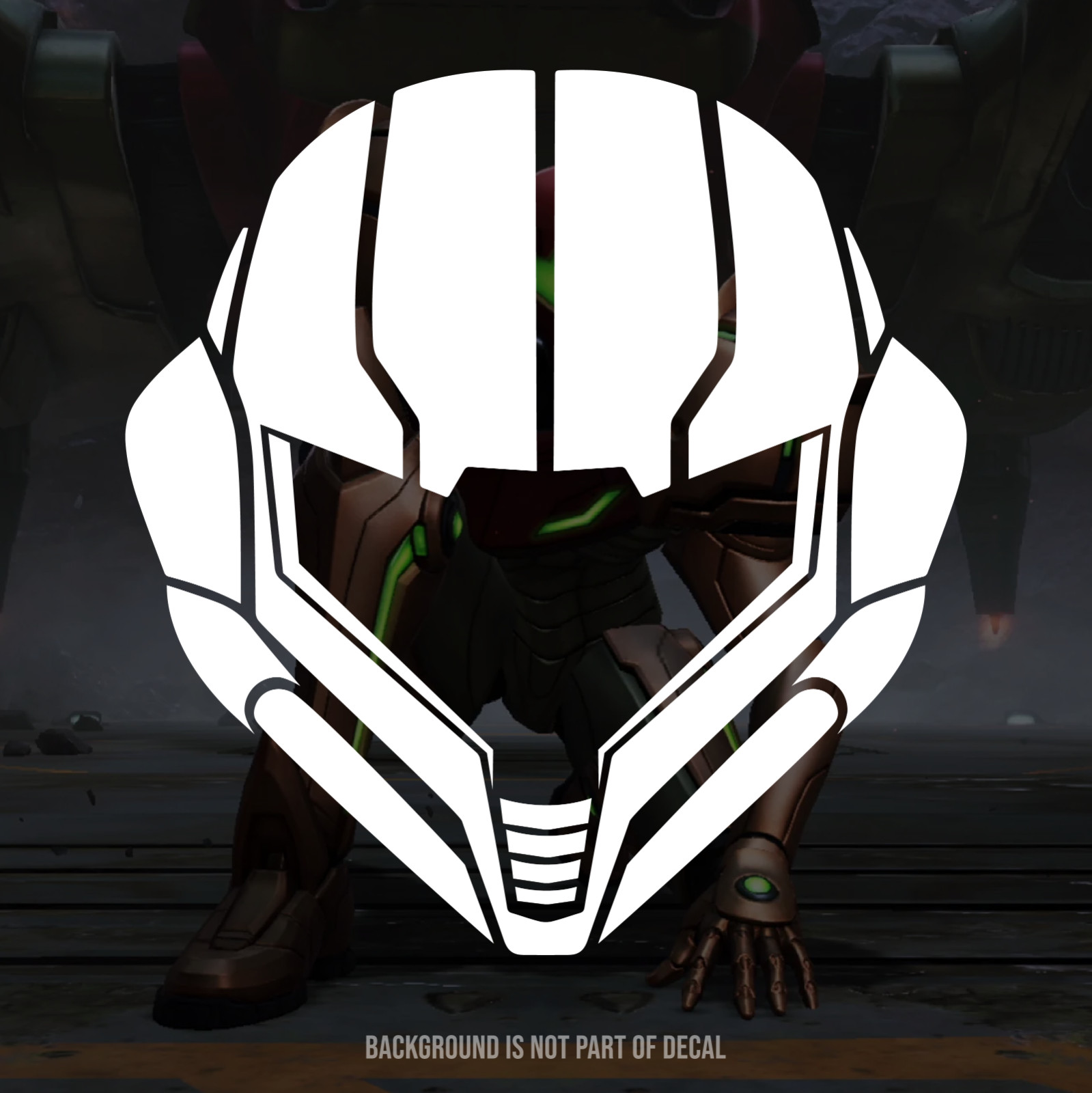 Metroid Prime – Samus Aran Vinyl Decal Sticker